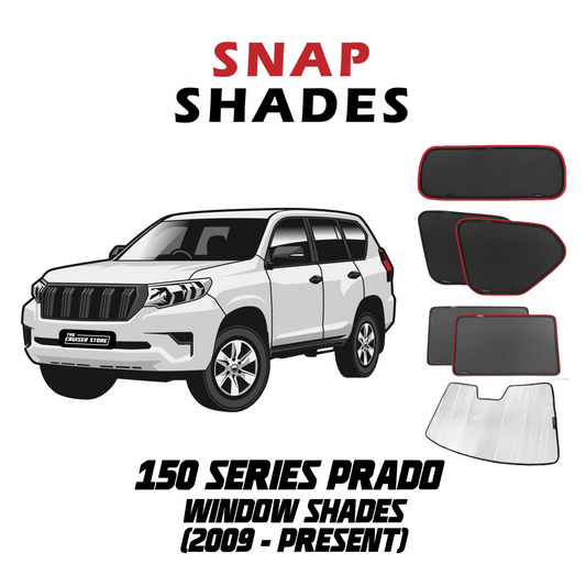 Suits Toyota LandCruiser Prado 150 Series | Lexus GX 460 Car Window Shades (J150: 2009-2023)