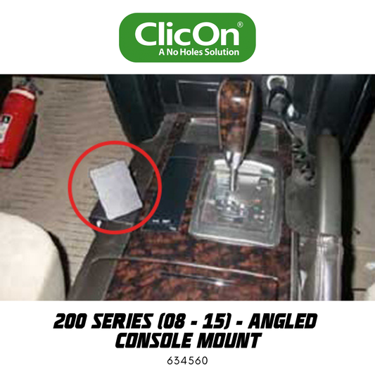 ClicOn Dash Mount - Suit 200 Series Landcruiser 08-15 - Angled Console Mount (634560)