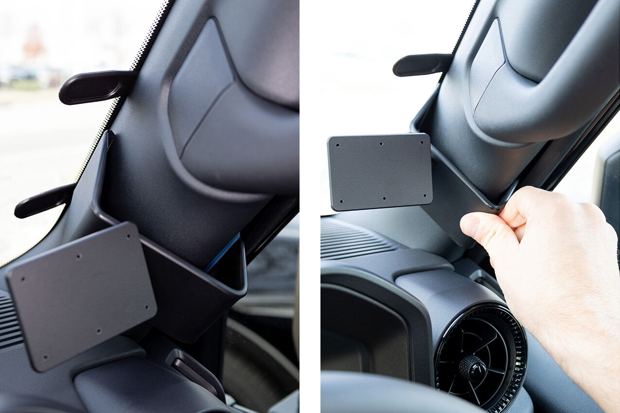 ClicOn Dash Mount - Suit 250 Series Prado 24-ON - Pillar Mount (606142)