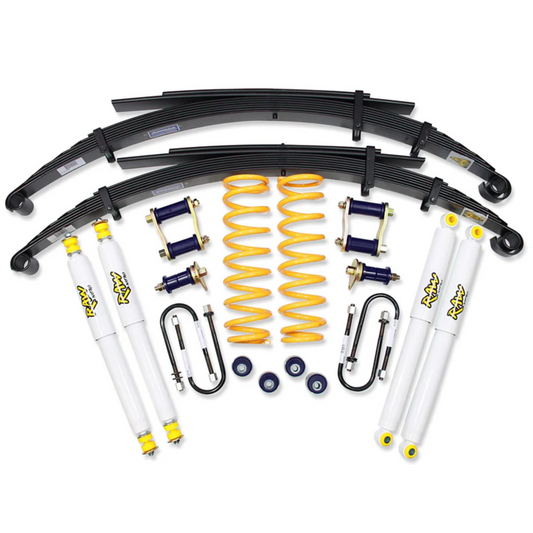 RAW 4x4 Suspension Kit - 2 Inch Suitable for 79 Series Single Cab (1999-ON) FZJ79, HDJ79, HZJ79, VDJ79