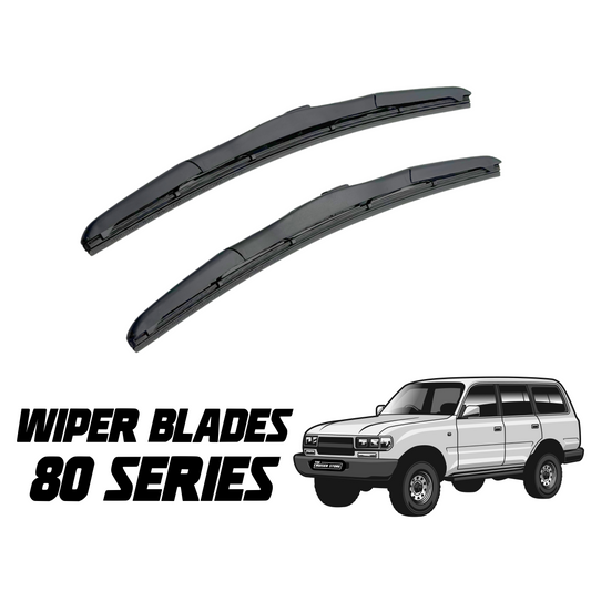 Wiper Blades - Suitable for use with 80 series Toyota Land Cruiser (Set)