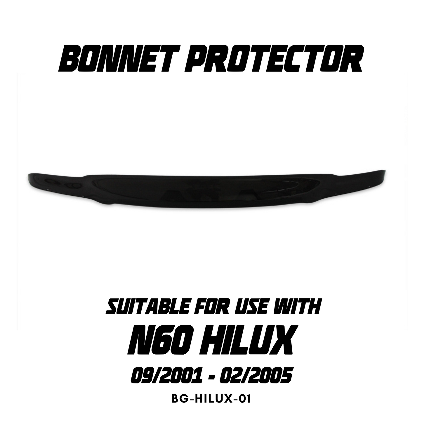 OCAM Bonnet Protector - Suitable for use with N60 Hilux 09/2001-02-2005
