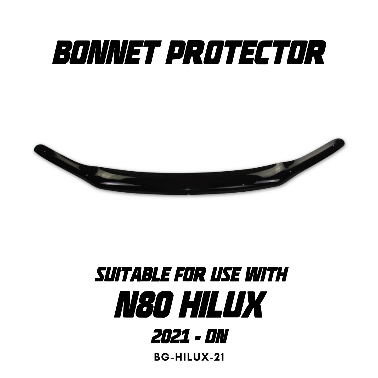 OCAM Bonnet Protector - Suitable for use with N80 Hilux 2021-ON