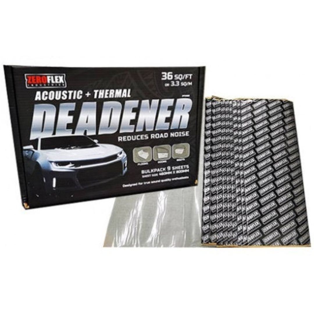 Zeroflex Sound Deadener (9 Sheet Pack)
