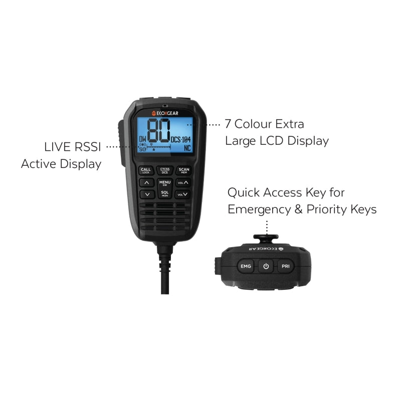 5-Watt Compact Fixed Mount UHF Radio - 4X4 PACK