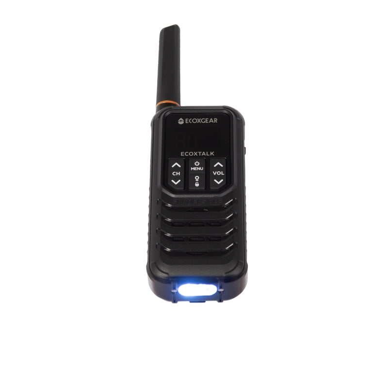 ECOXTALK 2-Watt IP67 Handheld UHF Radio Twin Pack (13km)