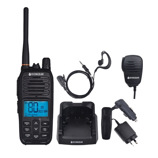 ECOXTALK 5-Watt Long Range IP67 Handheld UHF Radio (17km)