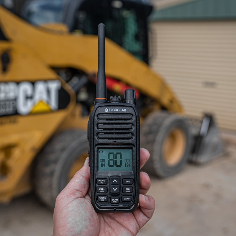 ECOXTALK 5-Watt Long Range IP67 Handheld UHF Radio (17km)