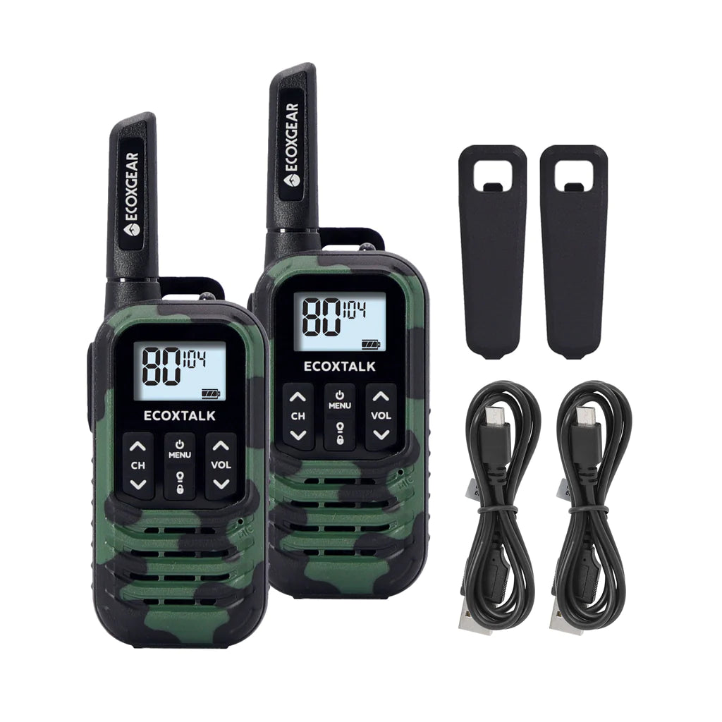 ECOXTALK UHF 0.5W 2 Pk (3km)