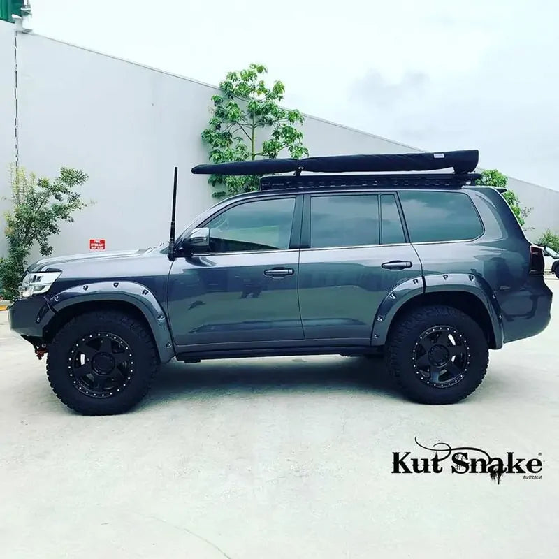 Kut Snake Front Flares Set - Suitable for Toyota Landcruiser 200 Series ABS Textured Finish (Code #38)