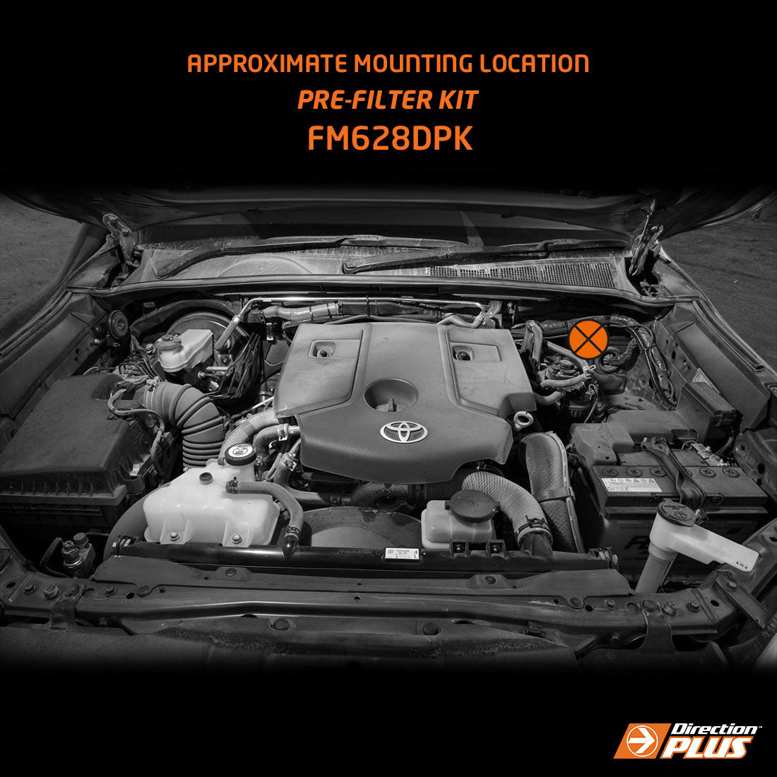 Fuel Manager Pre-Filter Kit - Suitable for Hilux N80 / Fortuner (2016 - ON) - FM628DPK