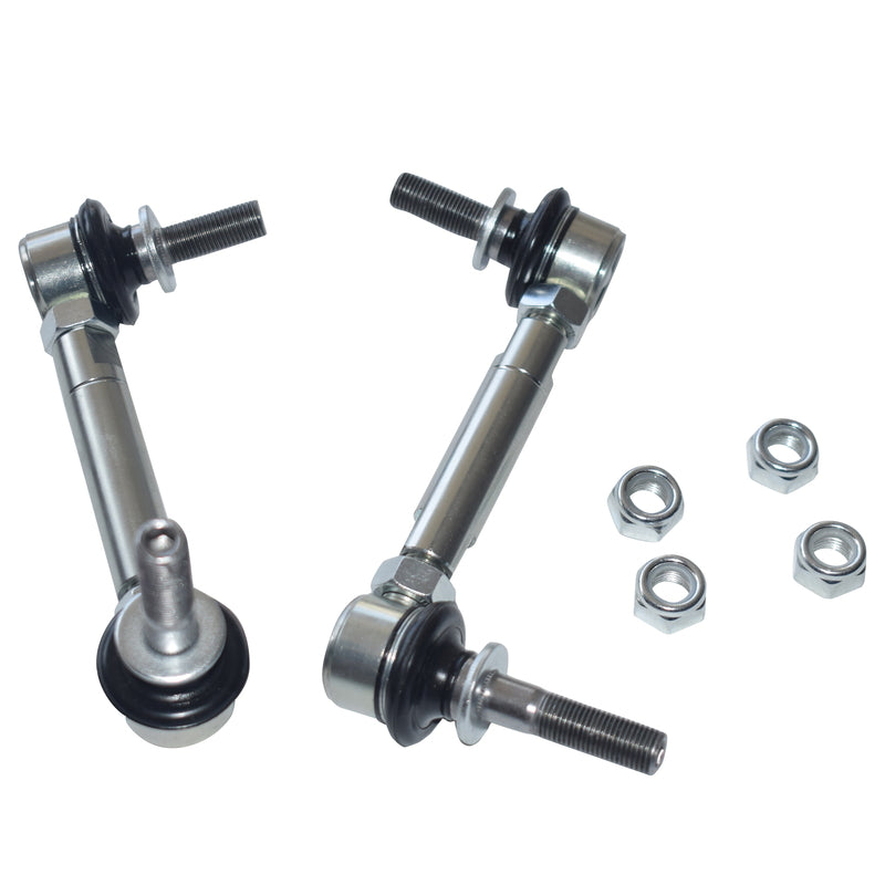 Front Adjustable Sway Bar Link Kit (Pair) - Suitable For Toyota Hilux GGN25 KUN26 GUN126 TGN26 & LandCruiser Prado 120 150 Series