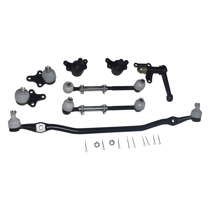 Front Suspension Rebuild Kit (Ball Joints, Tie Rod Ends, Idler Arm & Centre Rod) - Suitable For Toyota Hilux 2WD LN147 RZN147 RZN149 RZN152 (1997-2005)