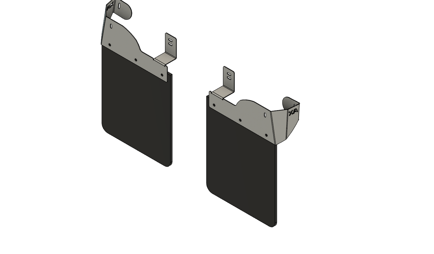 Xplore Aus Extended Front Mudflaps - to suit 70 series LandCruiser