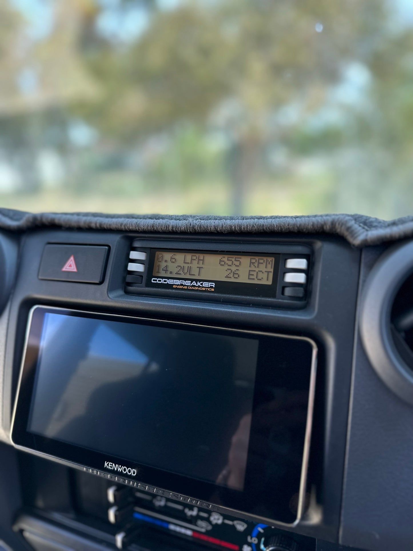 Radio Surround Panel with Codebreaker Mount - Suitable for use with 70 Series Landcruiser 2009-2023 PRE-FACELIFT
