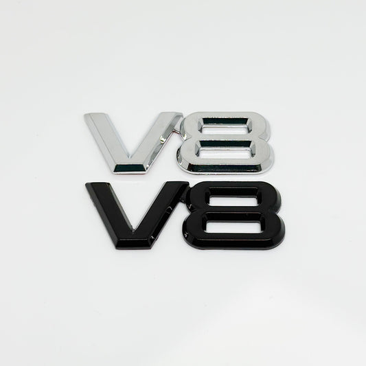 V8 Emblem