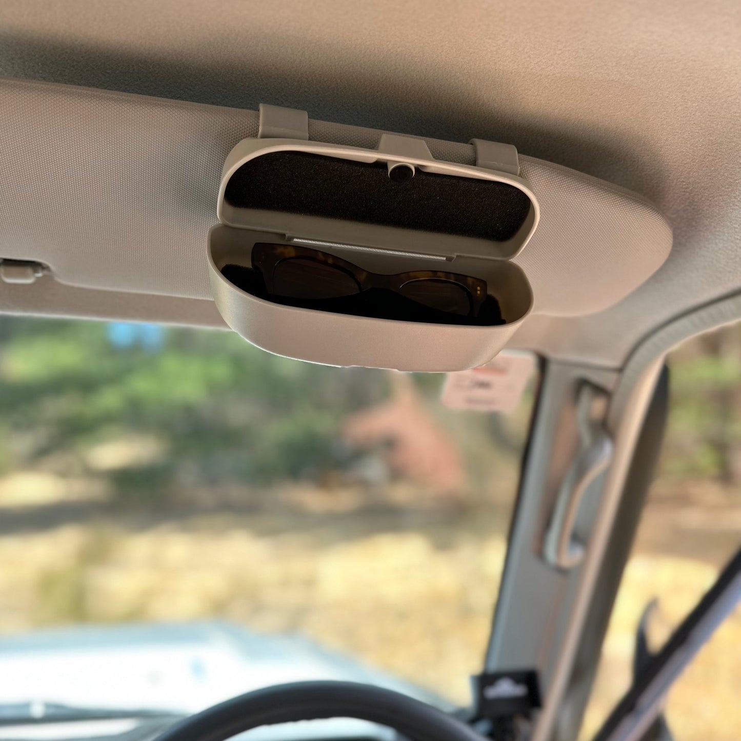 Visor Sunglasses Holder