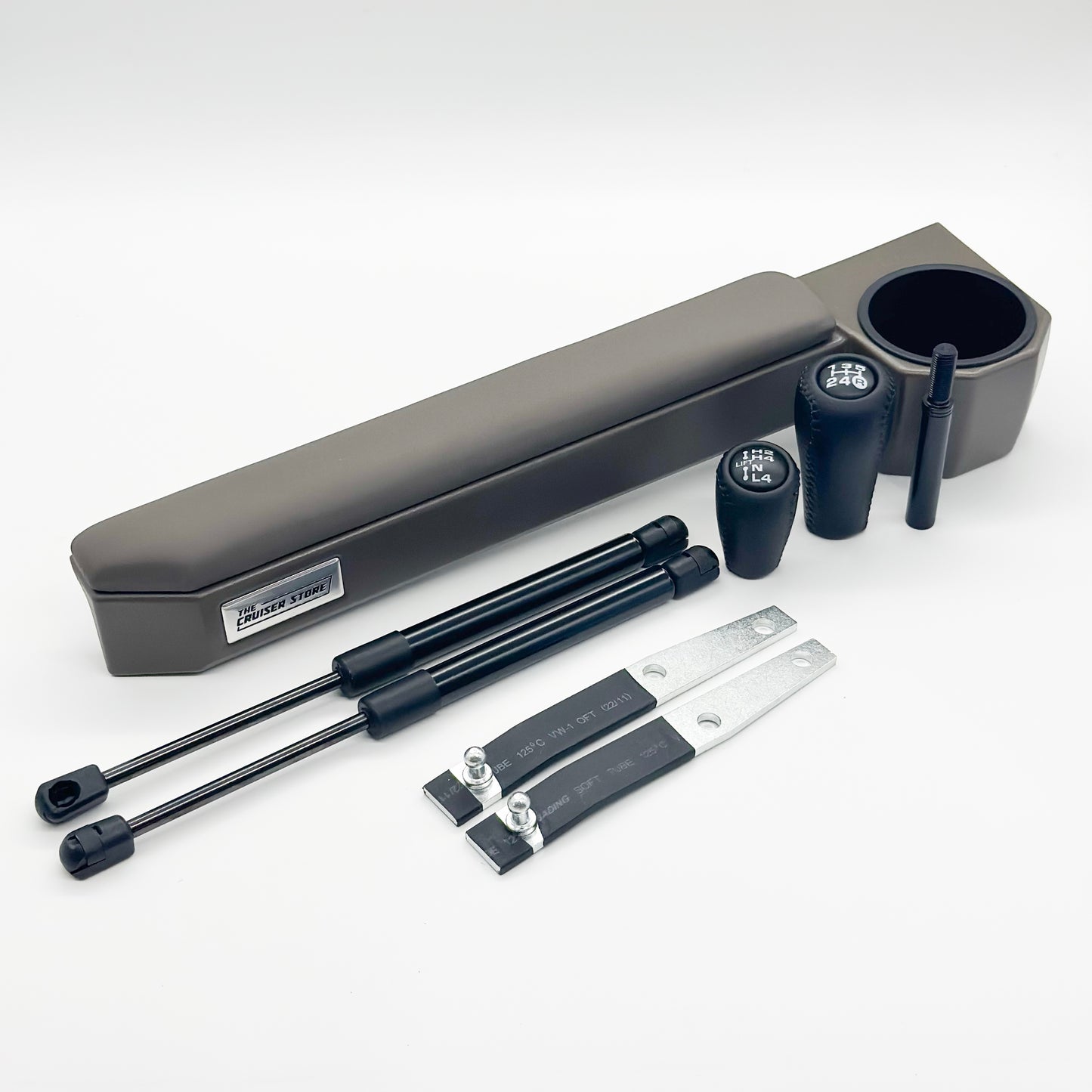 Armrest, Leather Gear Knob Set, Extension & Struts - To Suit 70 Series LandCruiser