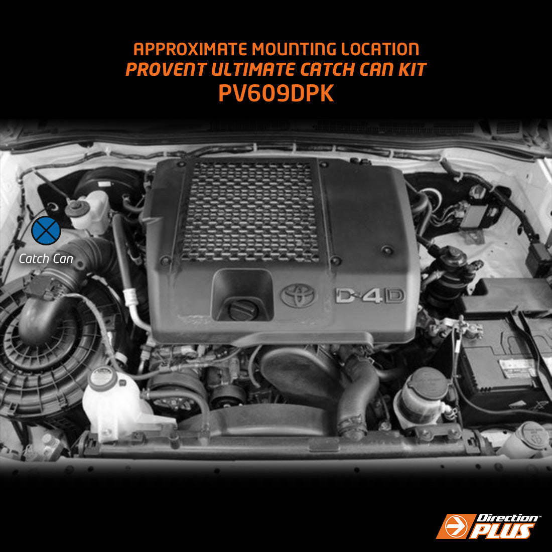 ProVent Catch Can Kit - Suitable for Hilux N70 (2004-2014) - PV613DPK