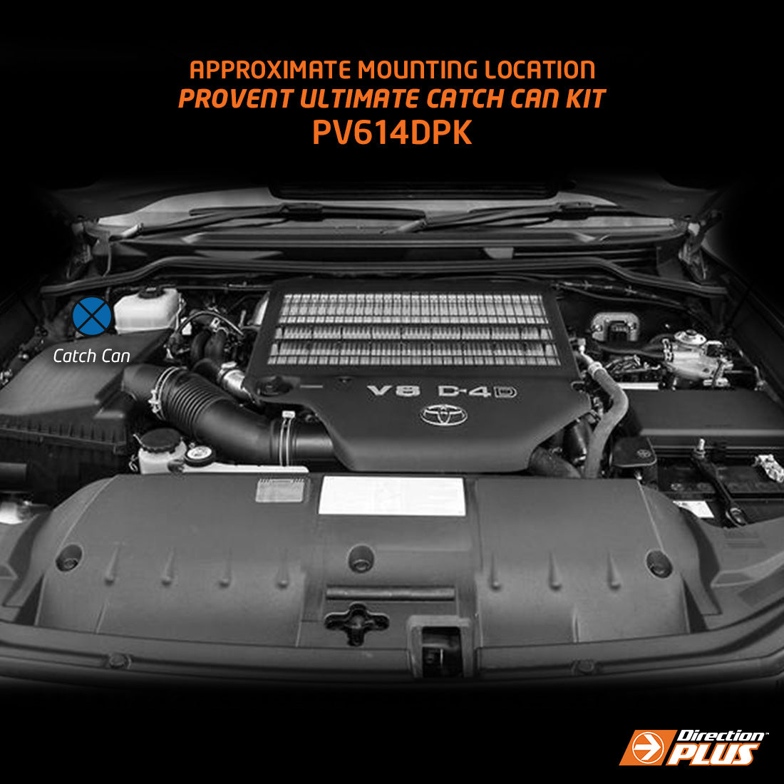 ProVent Catch Can Kit - Suitable for Landcruiser 200 Series (2007-2022) - PV614DPK
