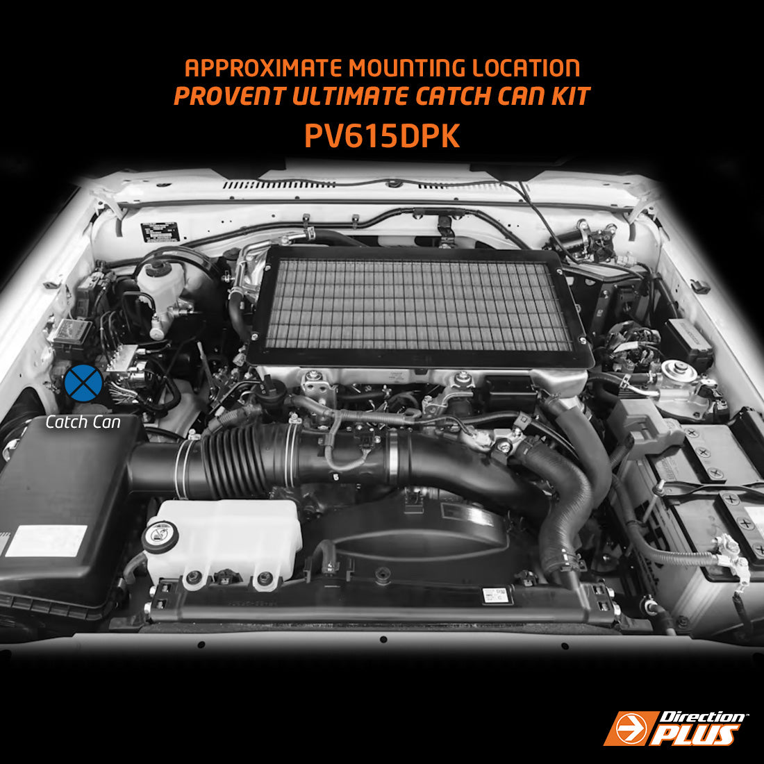 ProVent Catch Can Kit - Suitable for Landcruiser 70 Series (2007-2022) - PV615DPK