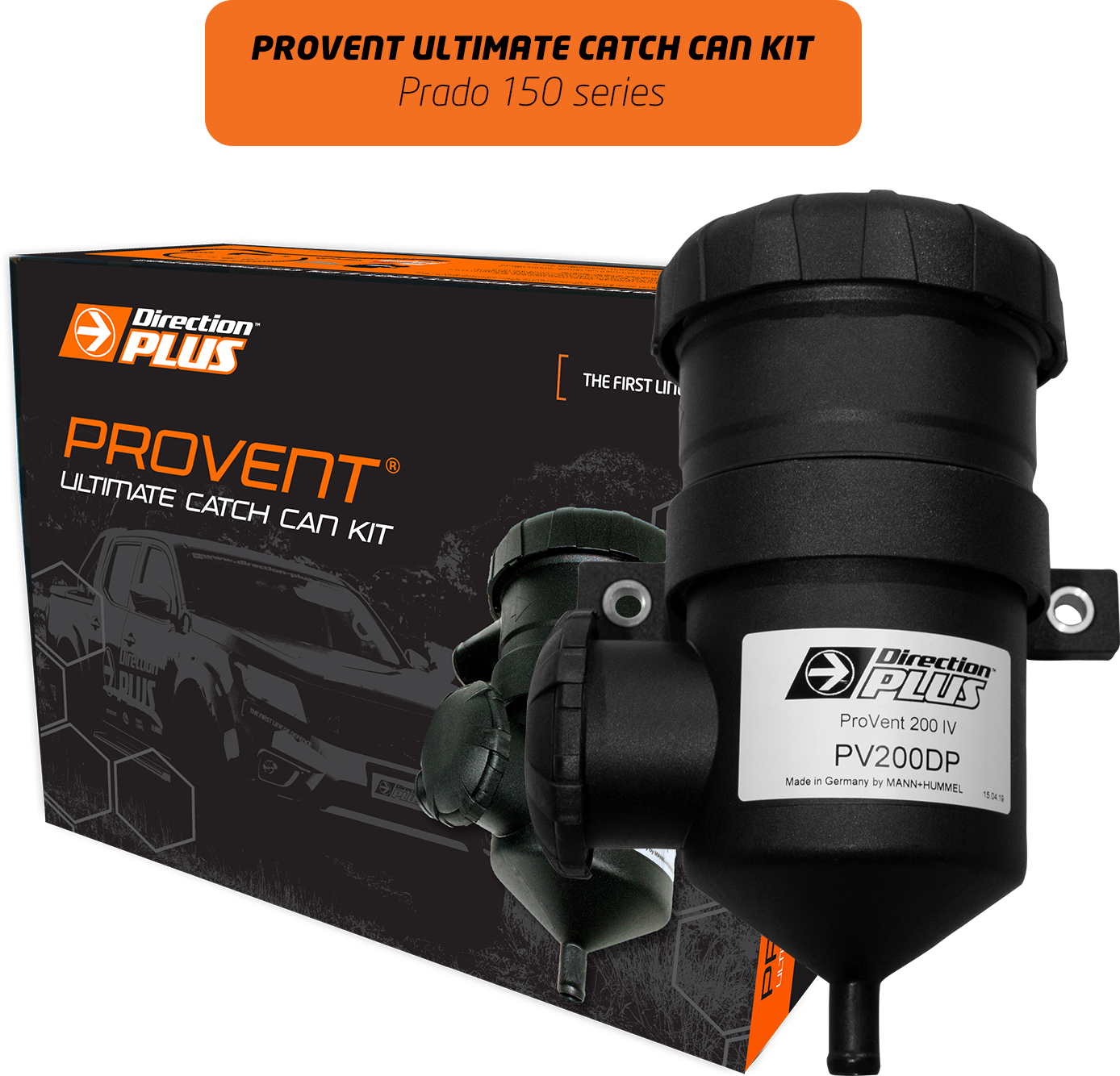 ProVent Catch Can Kit - Suitable for Prado 150 (2009-2015) - PV631DPK