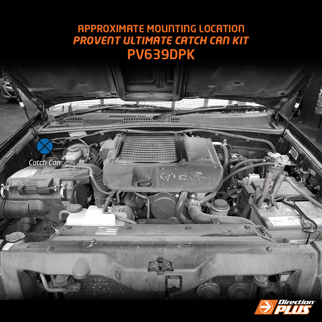 ProVent Catch Can Kit - Suitable for Prado 150 (2015-ON) - PV639DPK