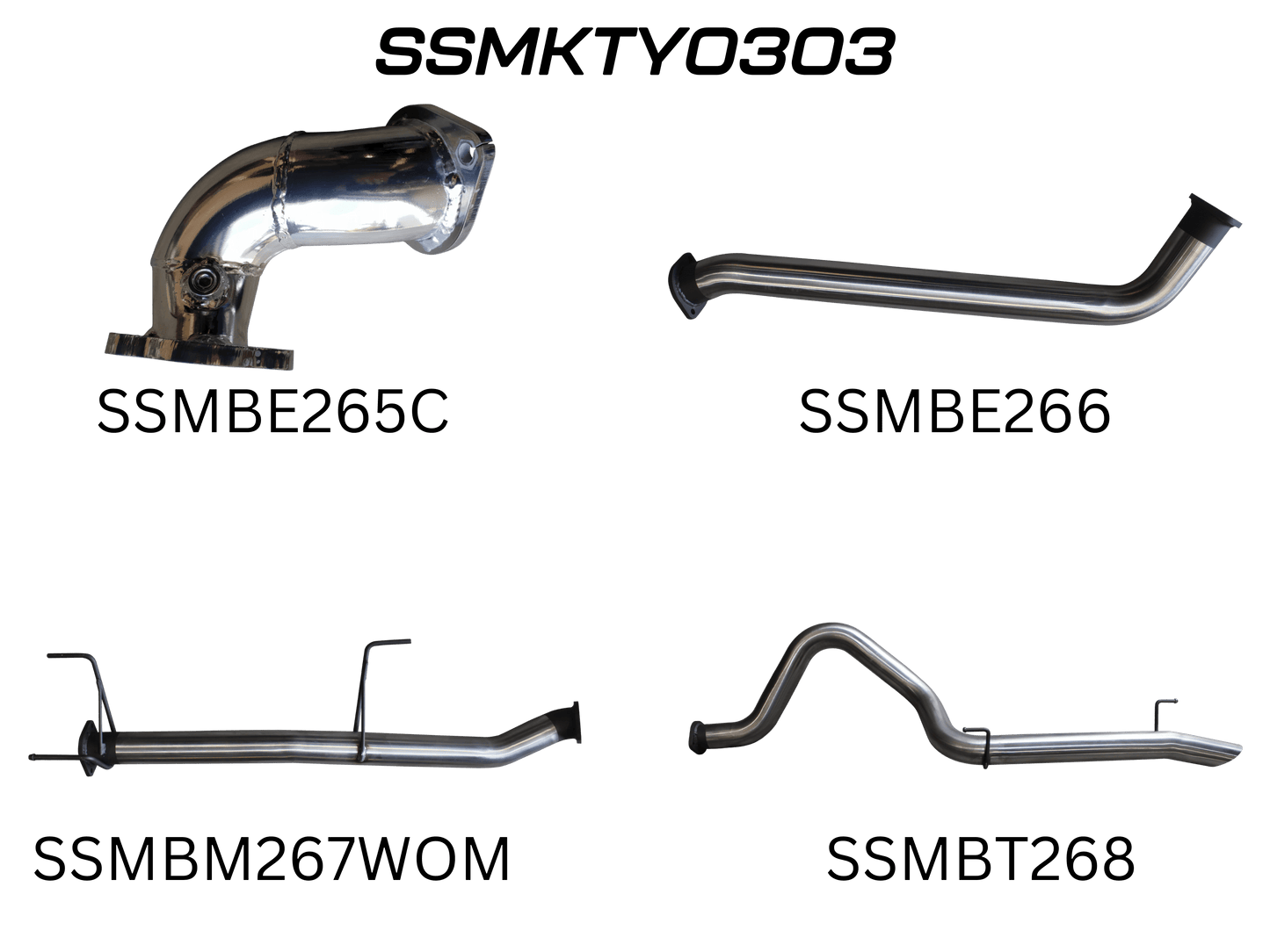 Manta Exhaust System - LandCruiser HDJ100 4.2L 1HD Turbo Diesel Wagon