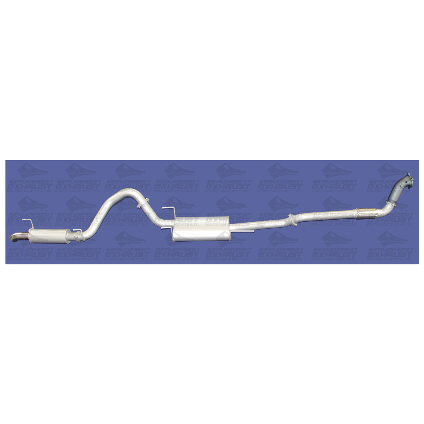 Beaudesert Exhaust - Suitable for TOYOTA LANDCRUISER 1998-2007 3″ 100 Series Factory Turbo IFS 4.2L 1HD-FTE Diesel Exhaust