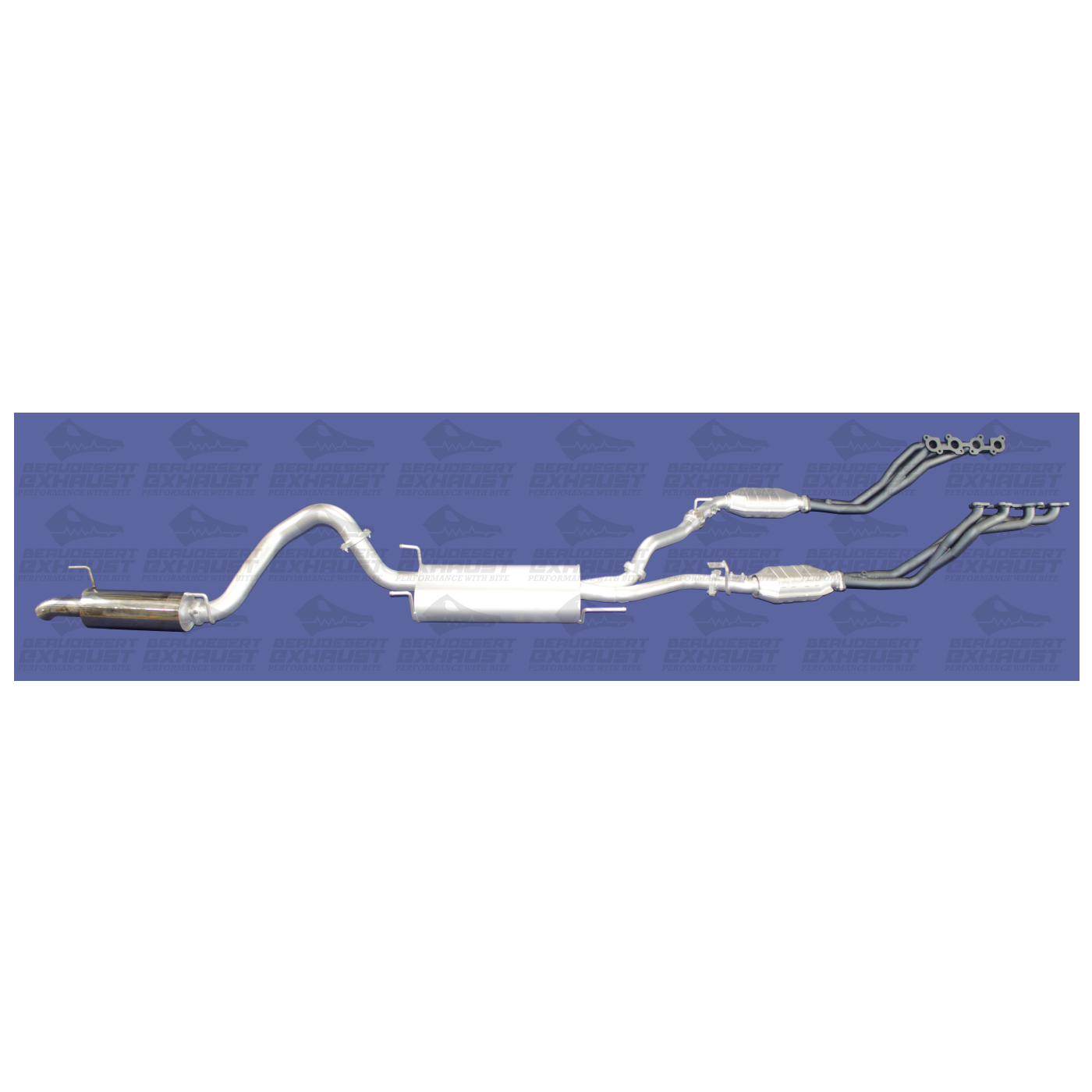 Beaudesert Exhaust - Suitable for TOYOTA LANDCRUISER 1998-2007 100 Series IFS 4.7L 2UZ-FE V8 Petrol Exhaust