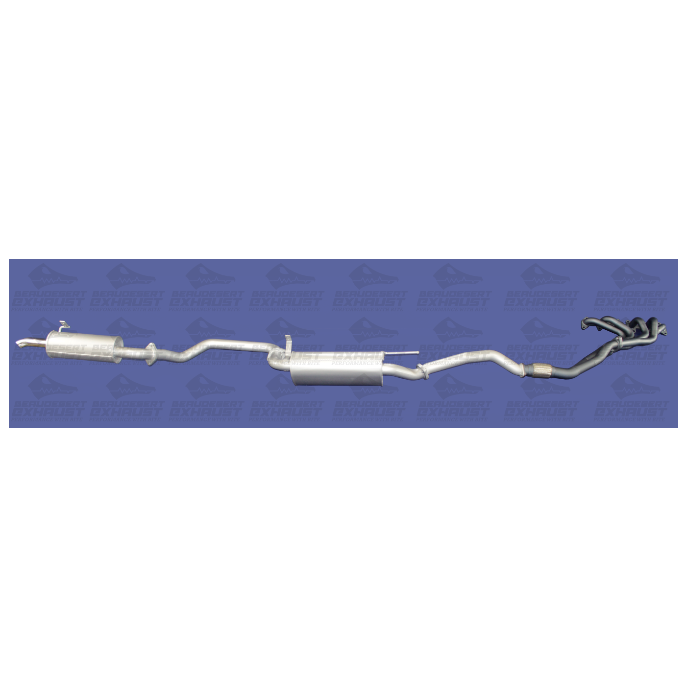 Beaudesert Exhaust - Suitable for TOYOTA LANDCRUISER 1998-2007 105 Series Solid Axle 4.2L 1HZ Exhaust