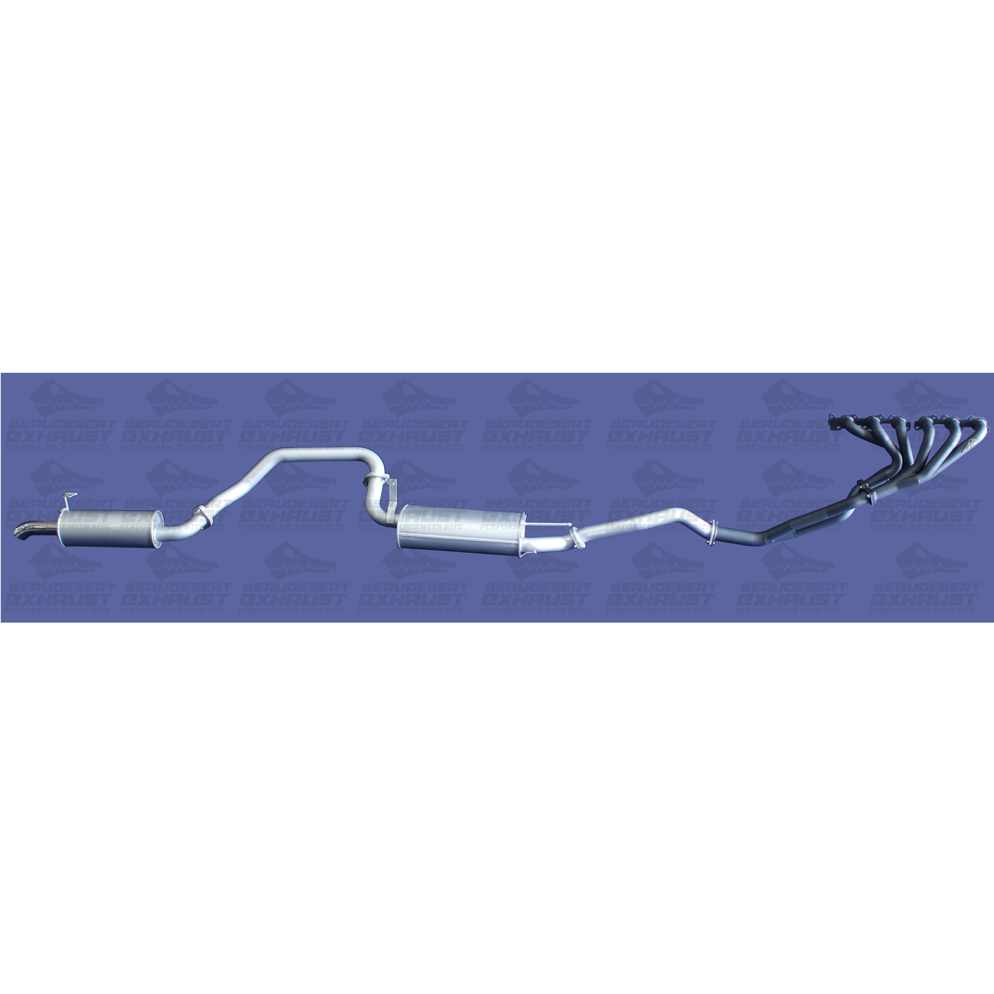 Beaudesert Exhaust - Suitable for TOYOTA LANDCRUISER 1998-2007 105 Series Solid Axle 4.5L 1FZ-FE Exhaust