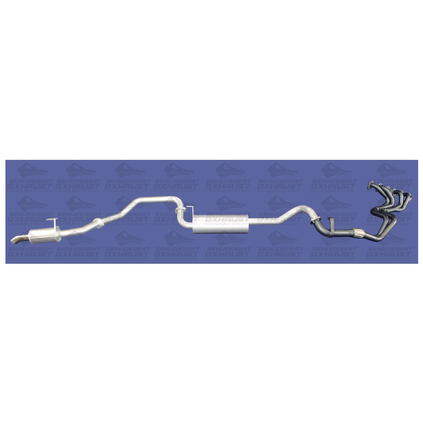 Beaudesert Exhaust - Suitable for TOYOTA LANDCRUISER 1990-1997 2.5″ 80 Series 4.2L 1HZ Diesel Exhaust