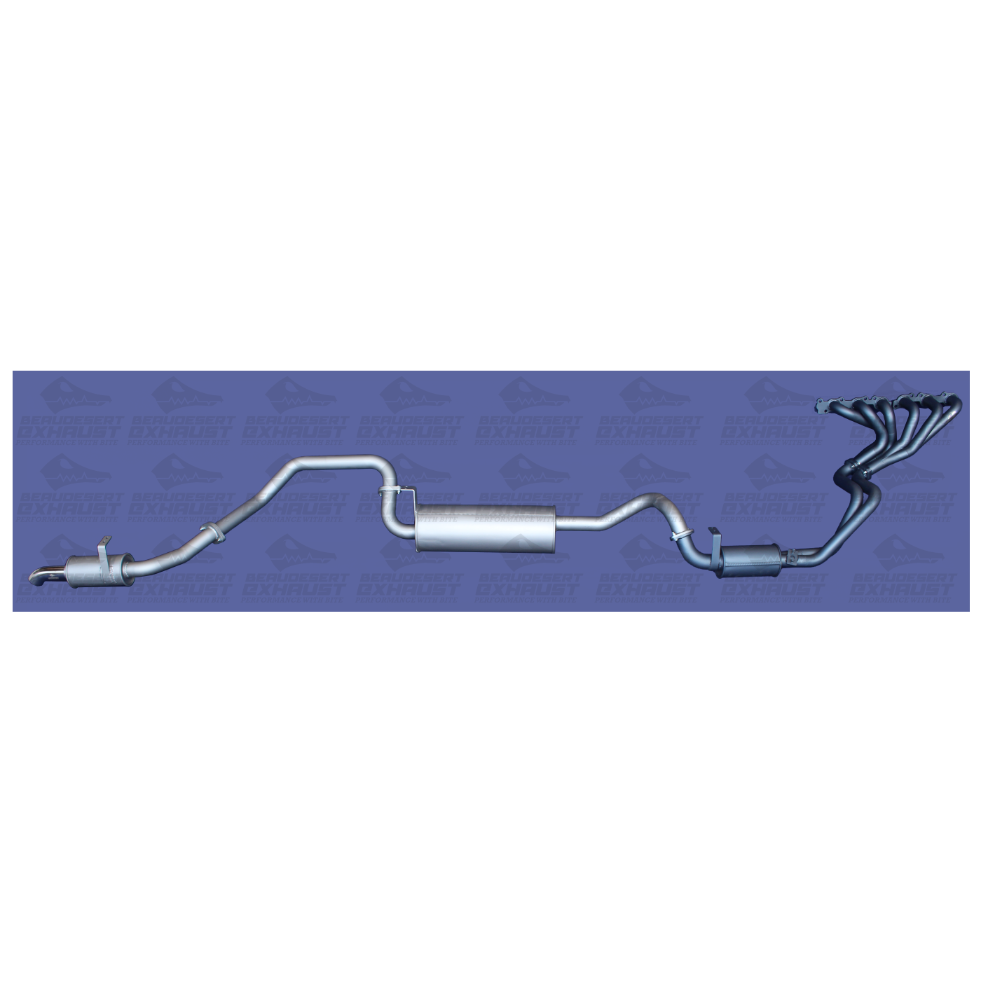 Beaudesert Exhaust - Suitable for TOYOTA LANDCRUISER 1990-1997 2.5″ 80 Series 4.5L 1FZ-FE Petrol Exhaust