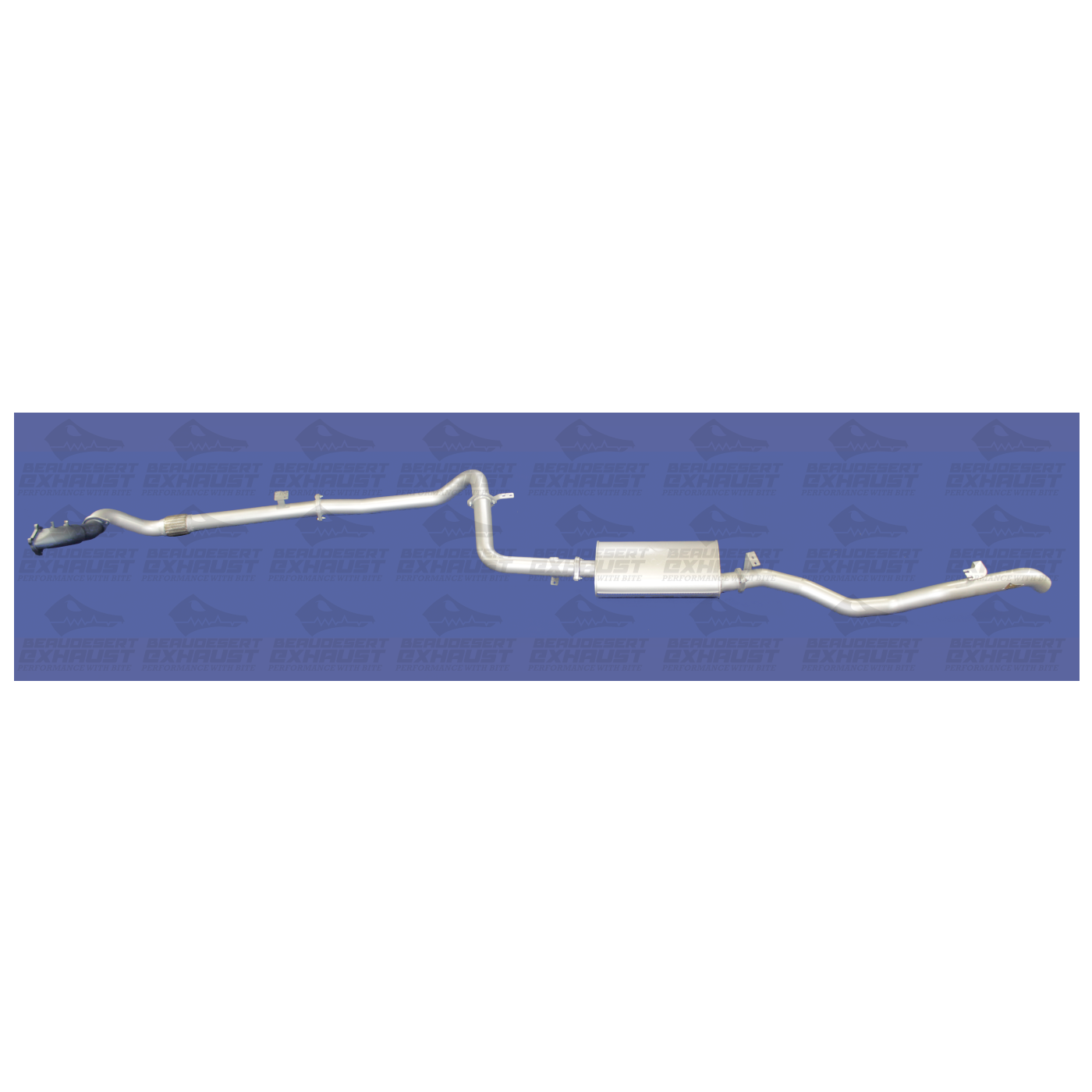 Beaudesert Exhaust - Suitable for TOYOTA LANDCRUISER 1998-2007 3″ 78 Series Troop Carrier 4.2L Turbo Diesel Exhaust