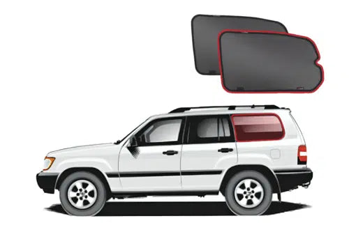 Suits Toyota LandCruiser 100/105 Series | Lexus LX Car Window Shades (J100; 1998-2007)