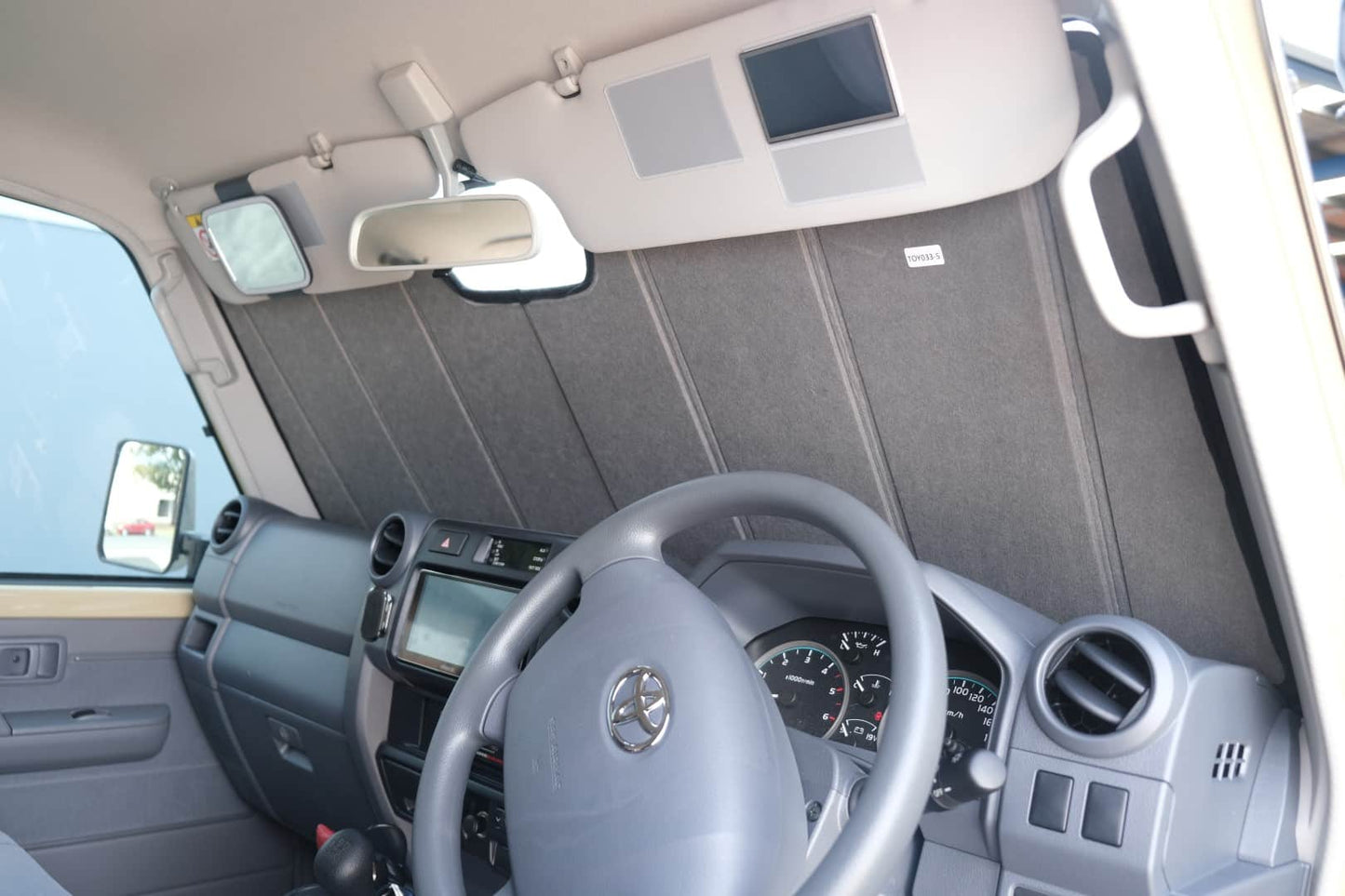 Suits Toyota LandCruiser 70 Series Double Cab Car Window Shades (79 Series; 1984-Present)