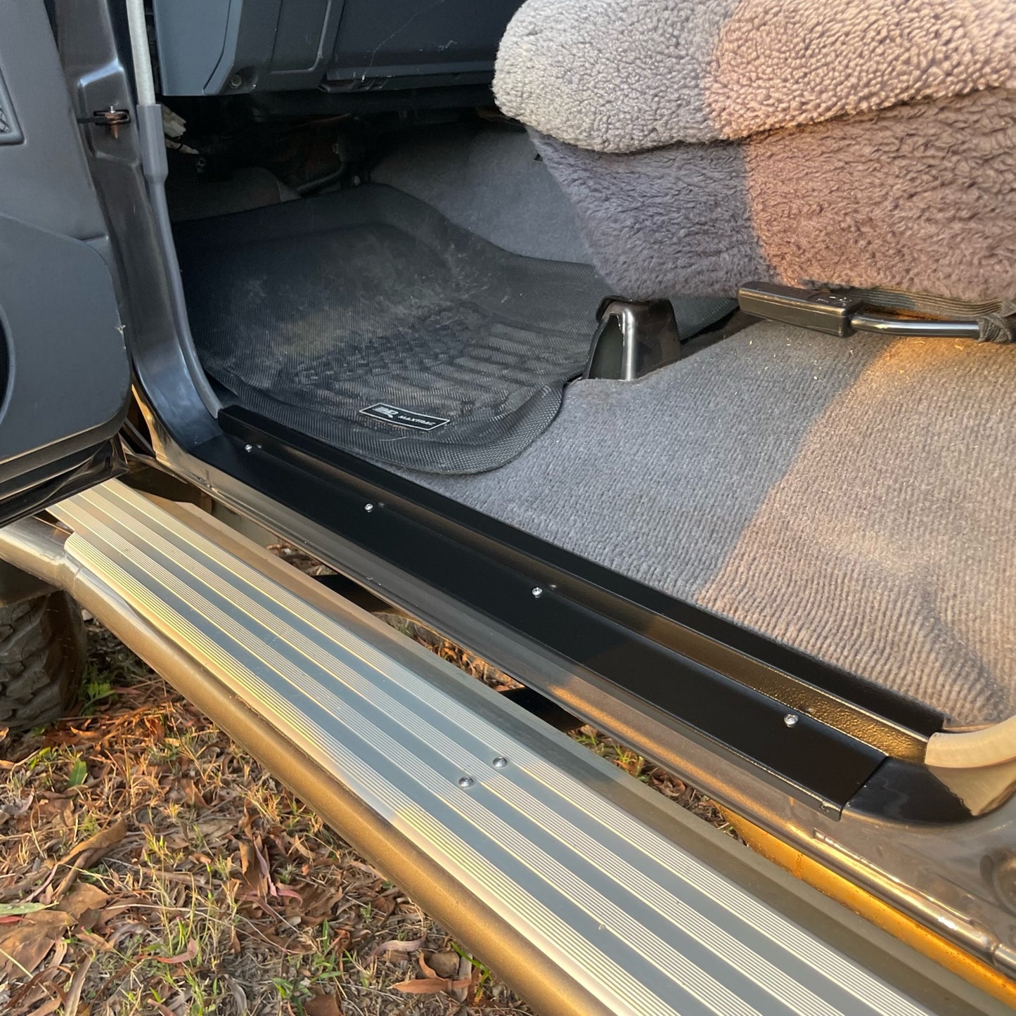 Stainless Steel Sill Trims - Suitable for use with 70 Series LandCruiser