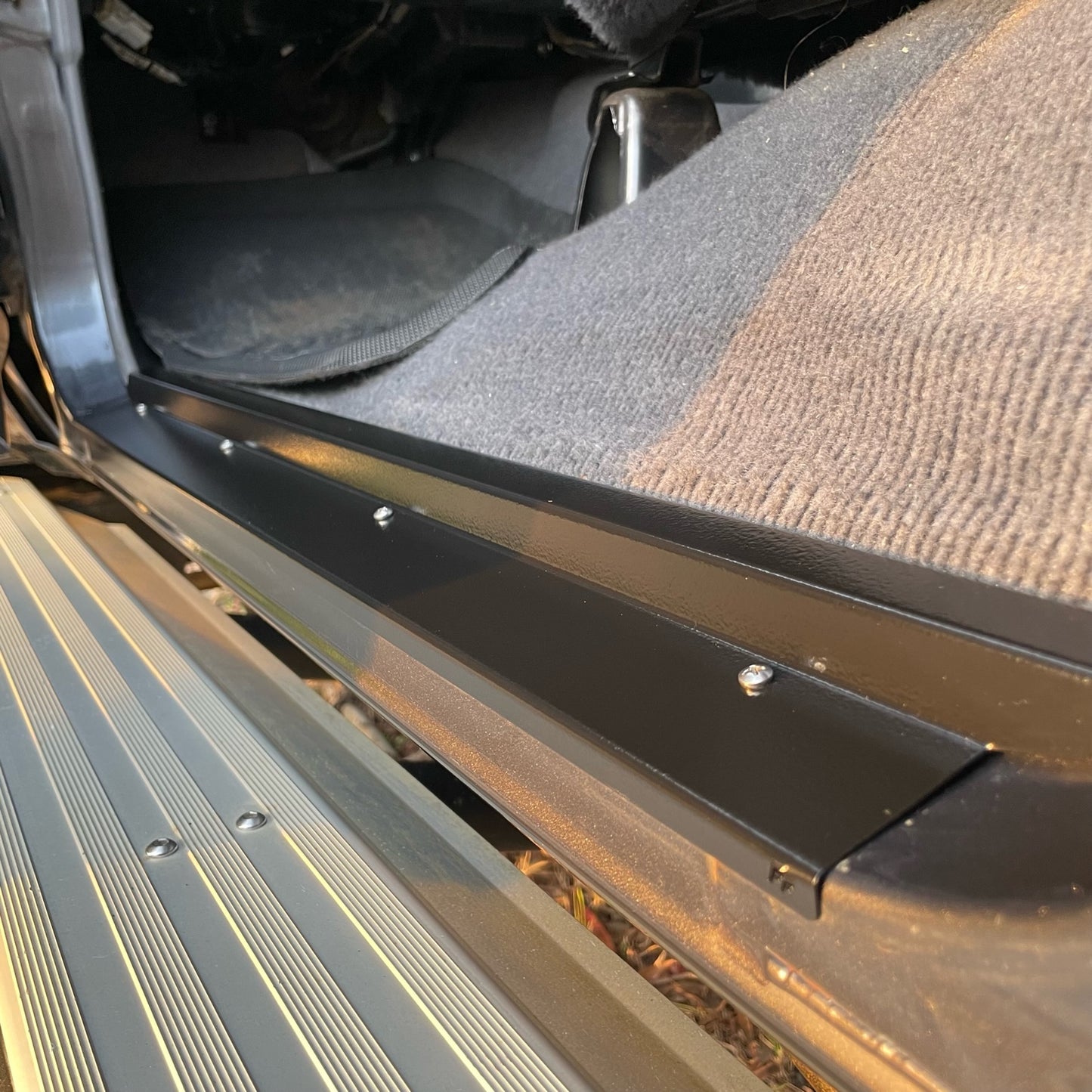 Stainless Steel Sill Trims - Suitable for use with 70 Series LandCruiser