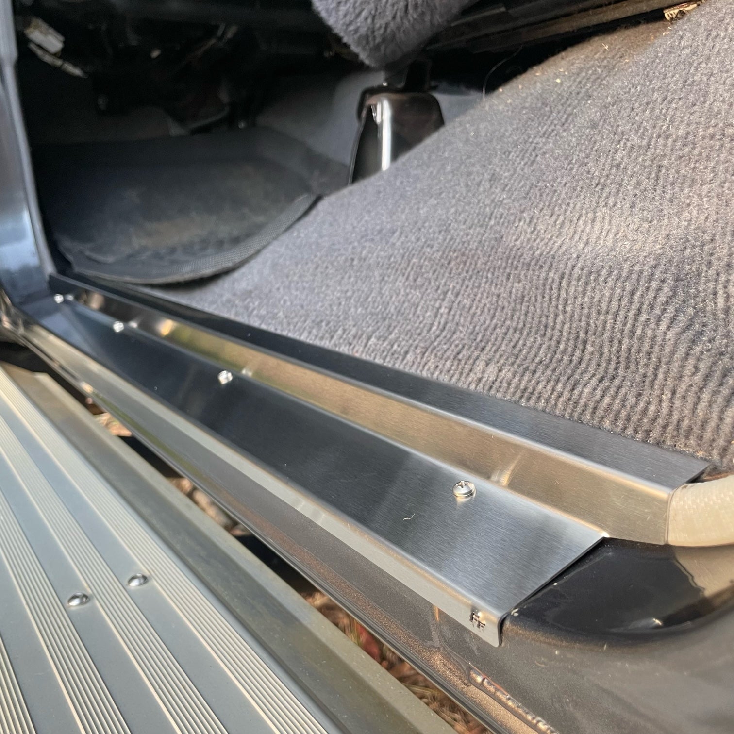 Stainless Steel Sill Trims - Suitable for use with 70 Series LandCruis