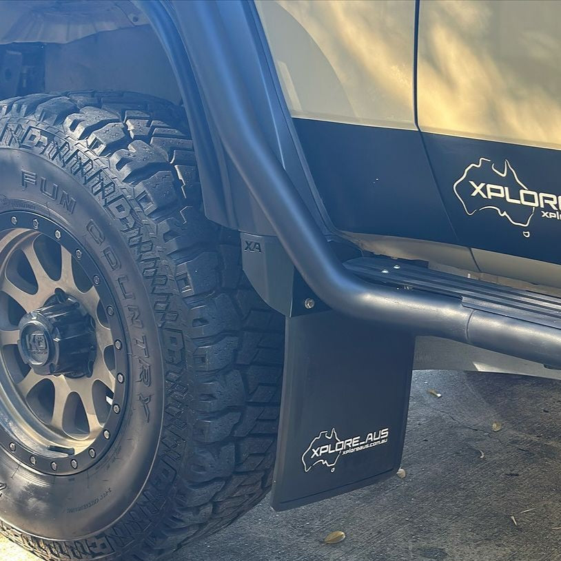 Xplore Aus Extended Front Mudflaps - to suit 70 series LandCruiser