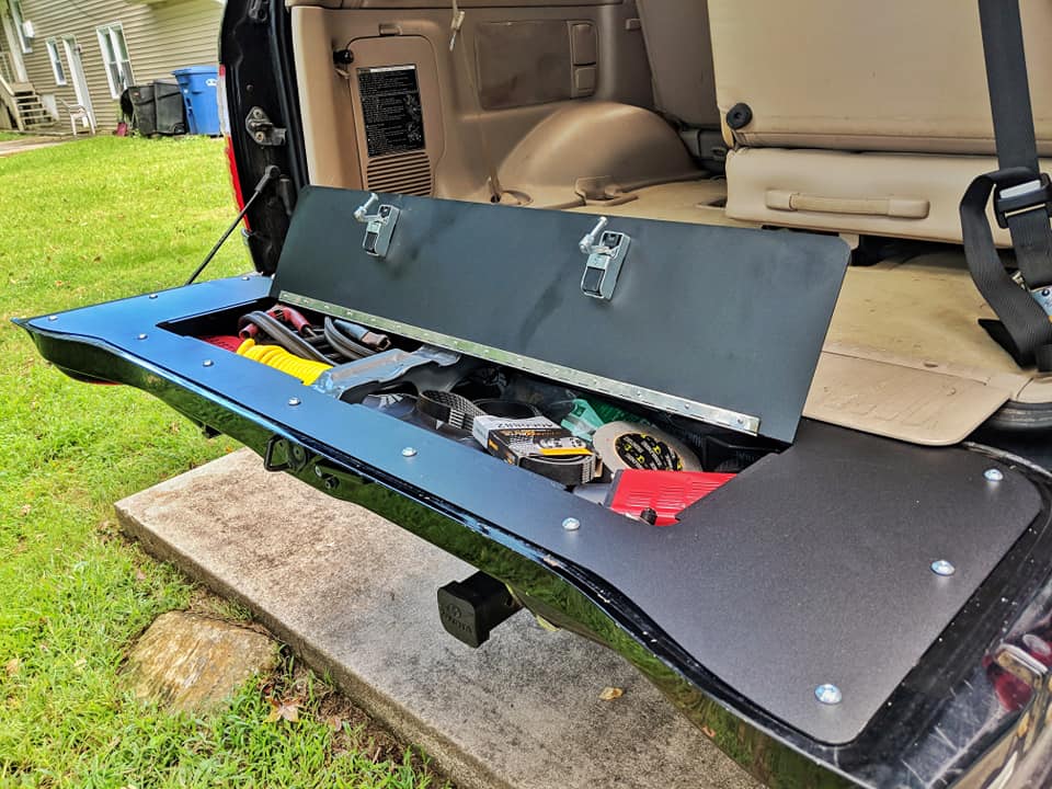 Tailgate Storage Mod - Suitable for use with 100/105 Series LandCruiser