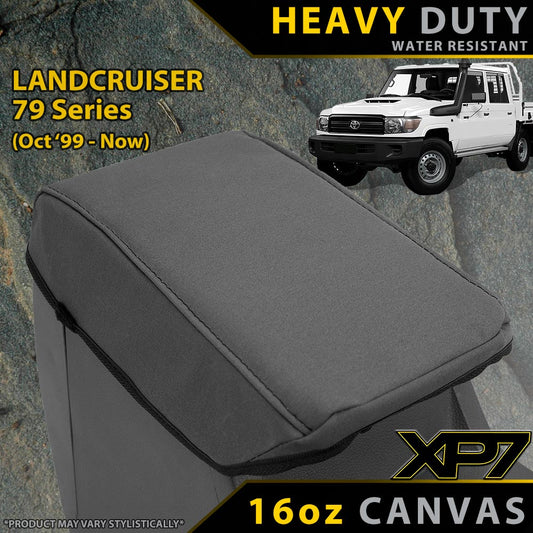 Razorback 4x4 XP7 Heavy Duty Canvas Console Lid Cover suitable for a Toyota Landcruiser 79 Series (In Stock)