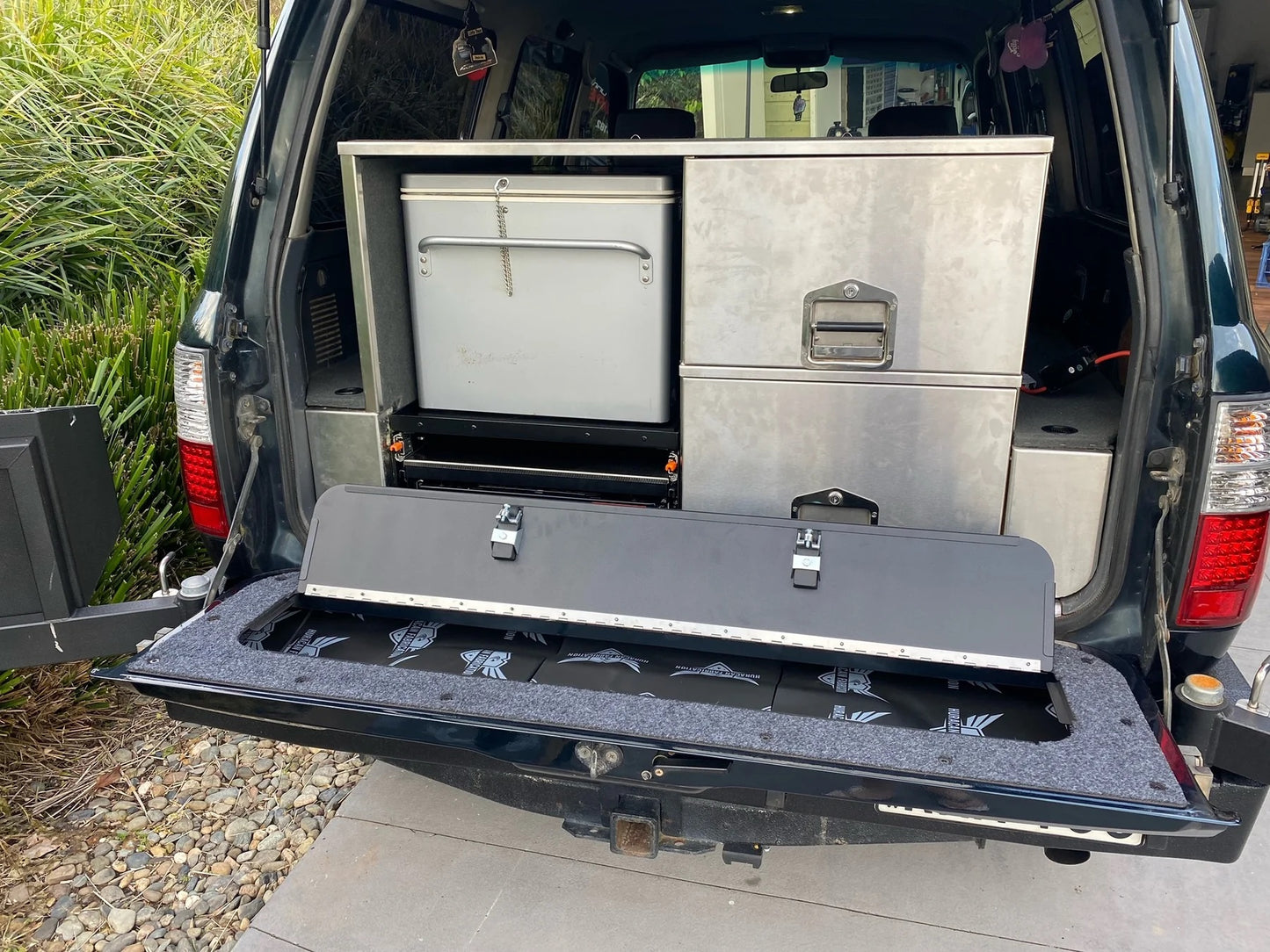 Tailgate Storage Mod - Suitable for use with 80 Series LandCruiser