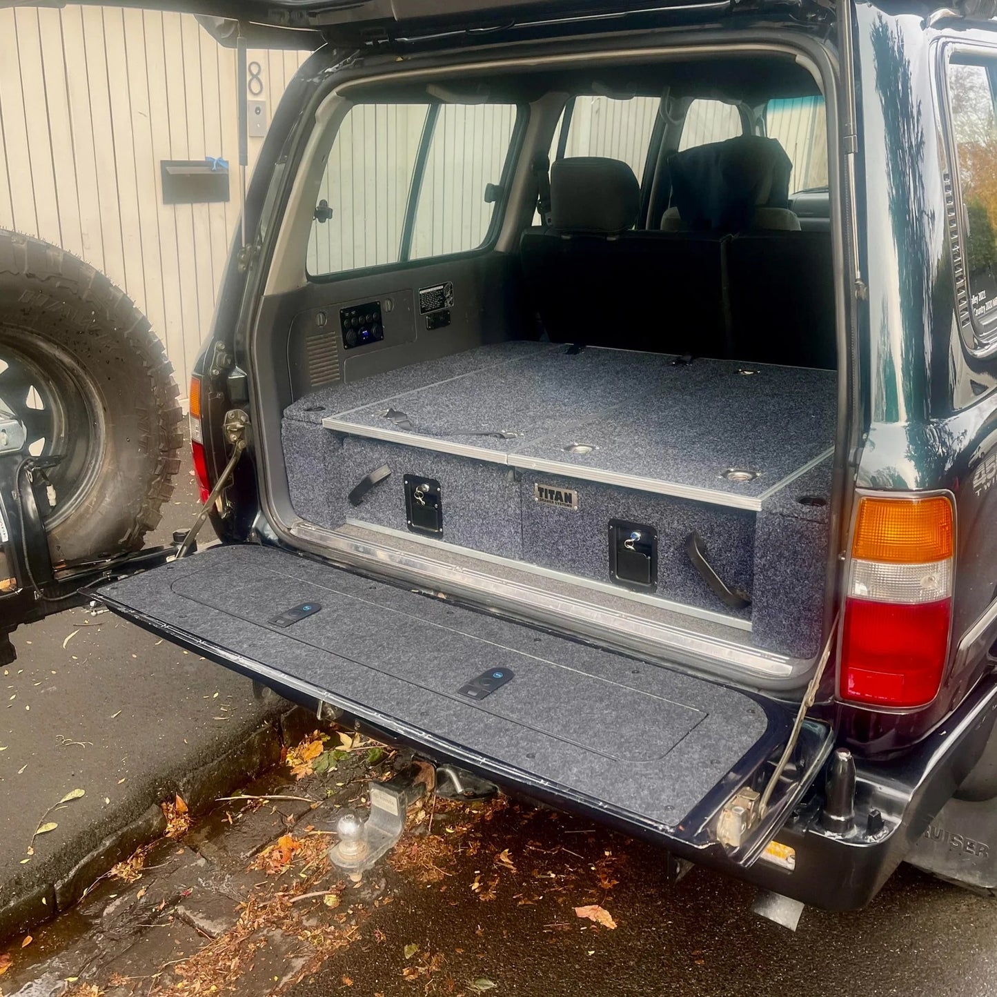 Tailgate Storage Mod - Suitable for use with 80 Series LandCruiser