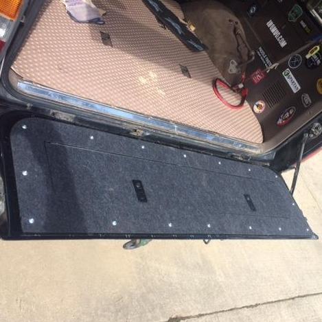 Tailgate Storage Mod - Suitable for use with 80 Series LandCruiser