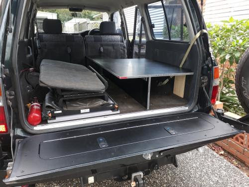 Tailgate Storage Mod - Suitable for use with 80 Series LandCruiser