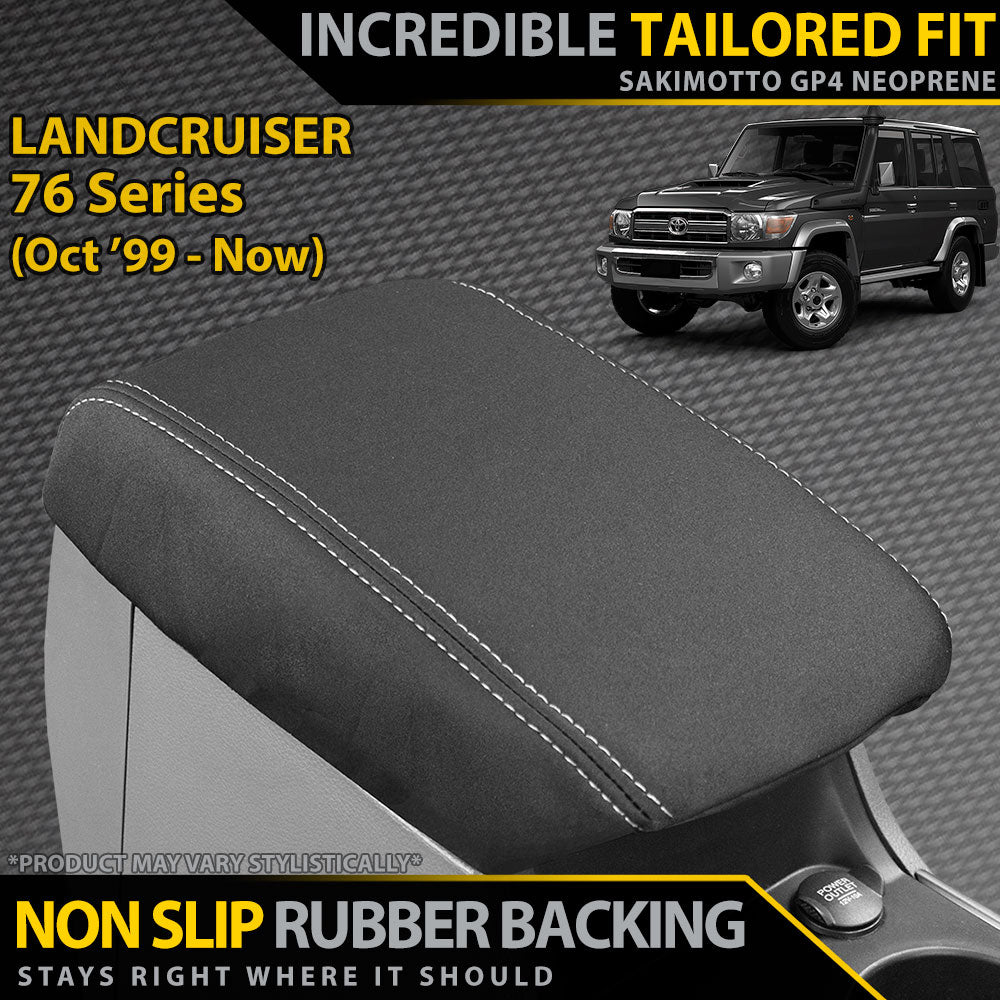 Razorback 4x4 GP4 Standard Neoprene Console Lid Cover suitable for a Toyota Landcruiser 76 Series (In Stock)