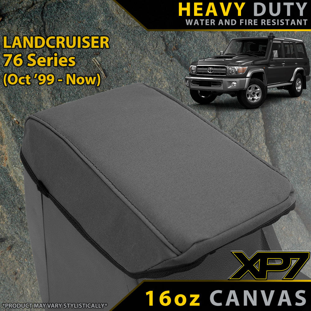 Razorback 4x4 XP7 Heavy Duty Canvas Console Lid Cover suitable for a Toyota Landcruiser 76 Series (In Stock)