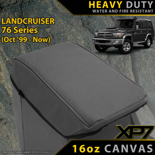 Razorback 4x4 XP7 Heavy Duty Canvas Console Lid Cover suitable for a Toyota Landcruiser 76 Series (In Stock)